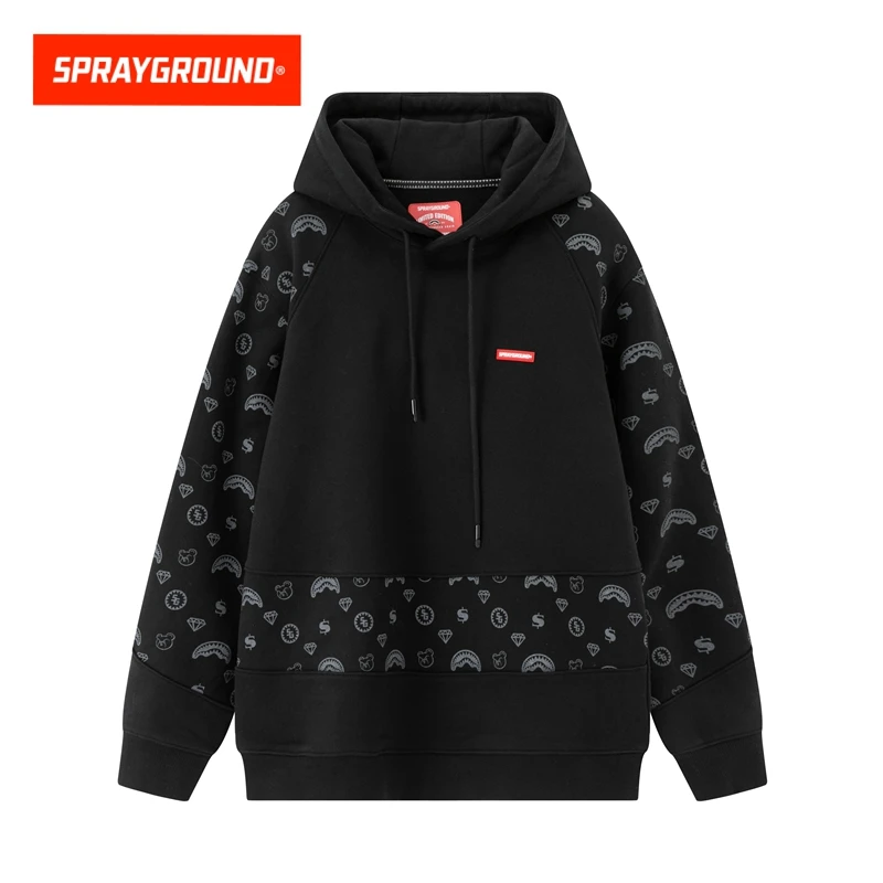 SPRAYGROUND 鲨鱼嘴卫衣连帽套头情侣宽松新款秋冬DR W0833314