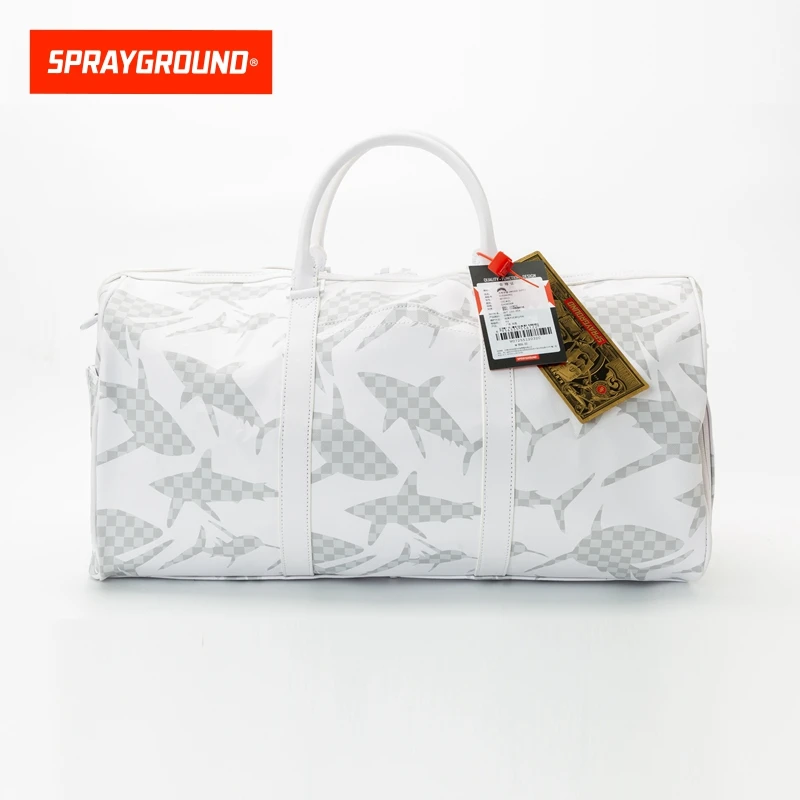 SPRAYGROUND 鲨鱼嘴新款方格手提包大容量潮牌旅行用JM W0725512