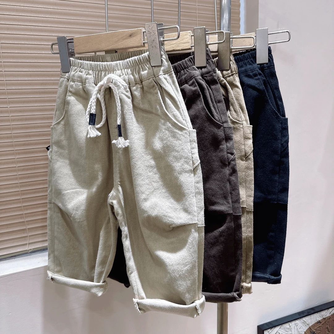 K1-1。8856橘子秋款男女童时尚潮流休闲百搭裤子