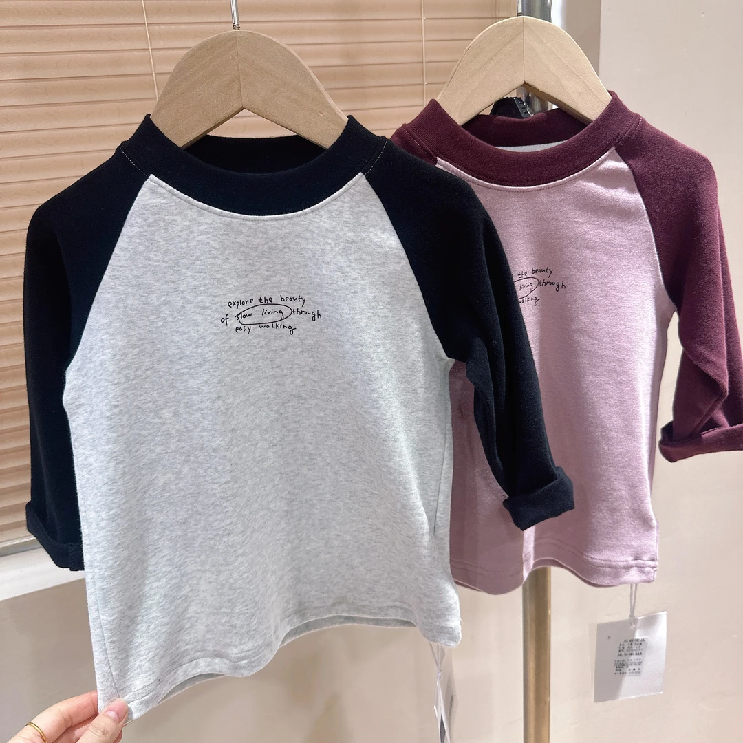 S3-4。66157橘子280克男女童时尚休闲百搭上衣