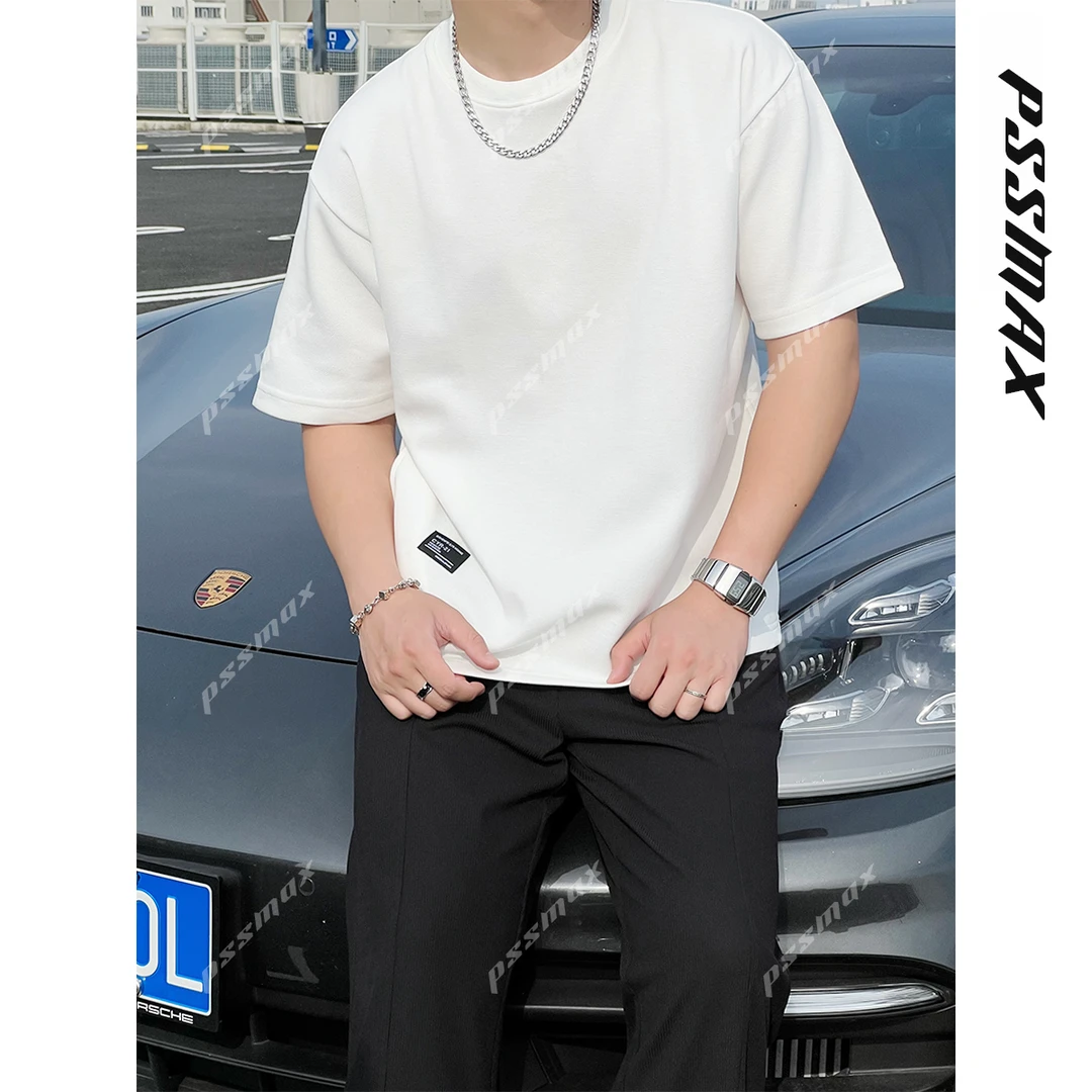 【现货】PSSMAX 胖俗俗【隐形口袋】2025夏季重磅休闲宽松短袖男T恤