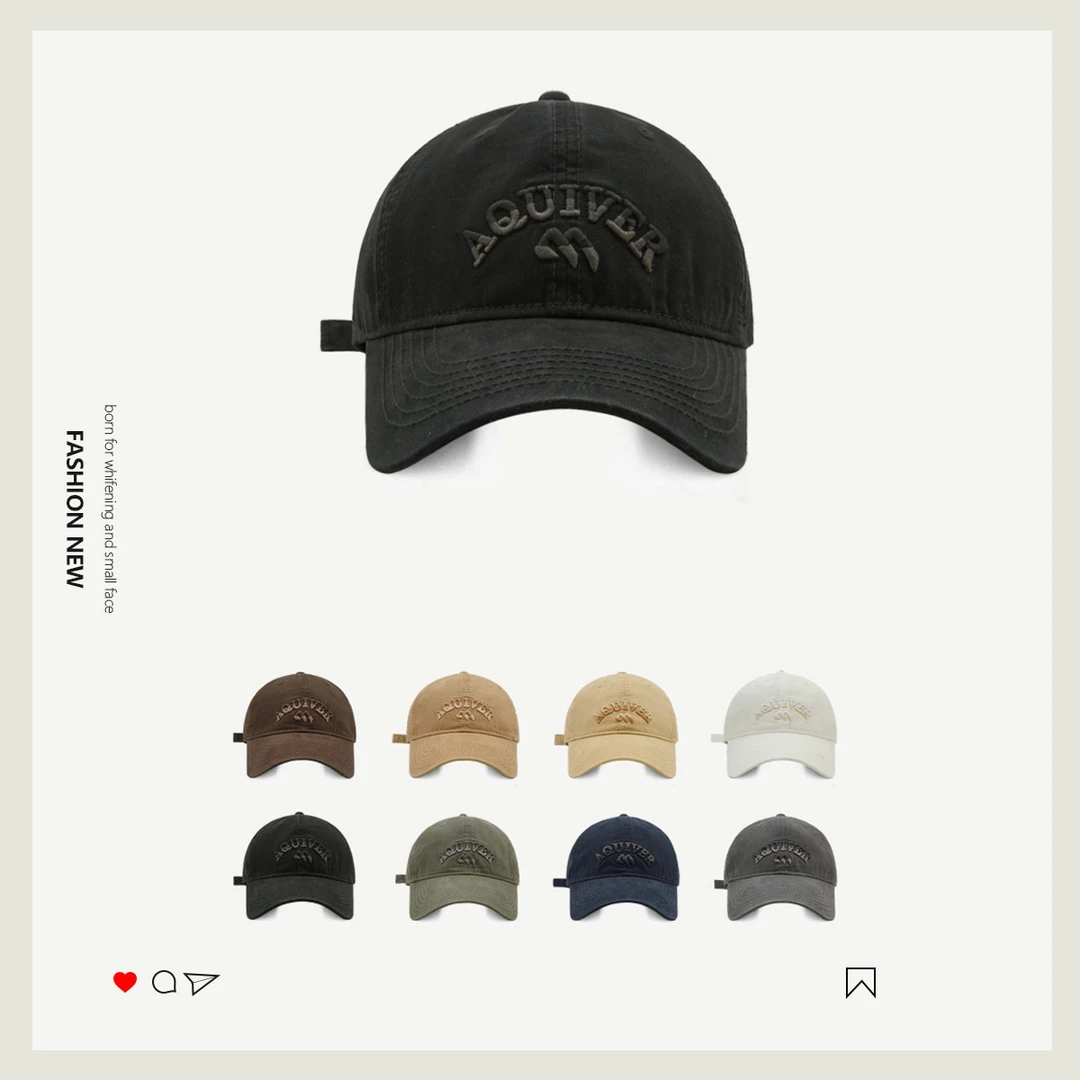 鸭舌帽加大加深大头围棒球帽女2024新款宽帽檐大脸春夏显脸小帽子