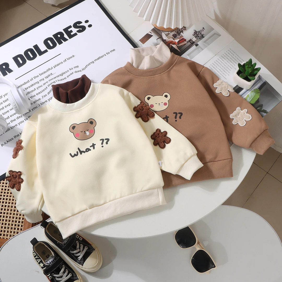 W【梦宇专属】儿童洋气秋冬季卫衣春秋儿童休闲时尚181610