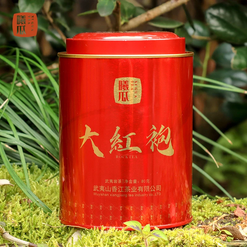 曦瓜LY大红袍茶叶罐装80g 正宗武夷岩茶乌龙茶武夷山茶叶