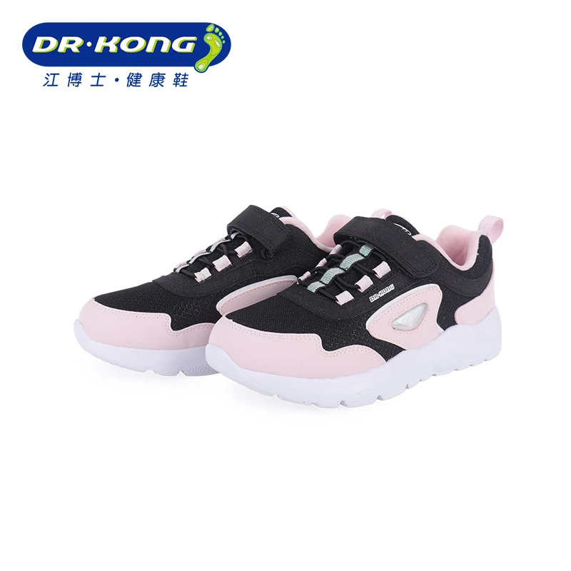 Dr.Kong/江博士童鞋冬季女童三段加绒轻便跑步鞋运动鞋C1003389A