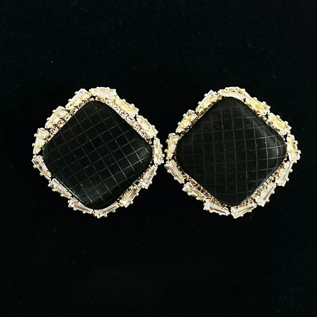 铜合金皮质耳饰 【新品 上新季】高端耳扣【2.5厘米】气质高级A111