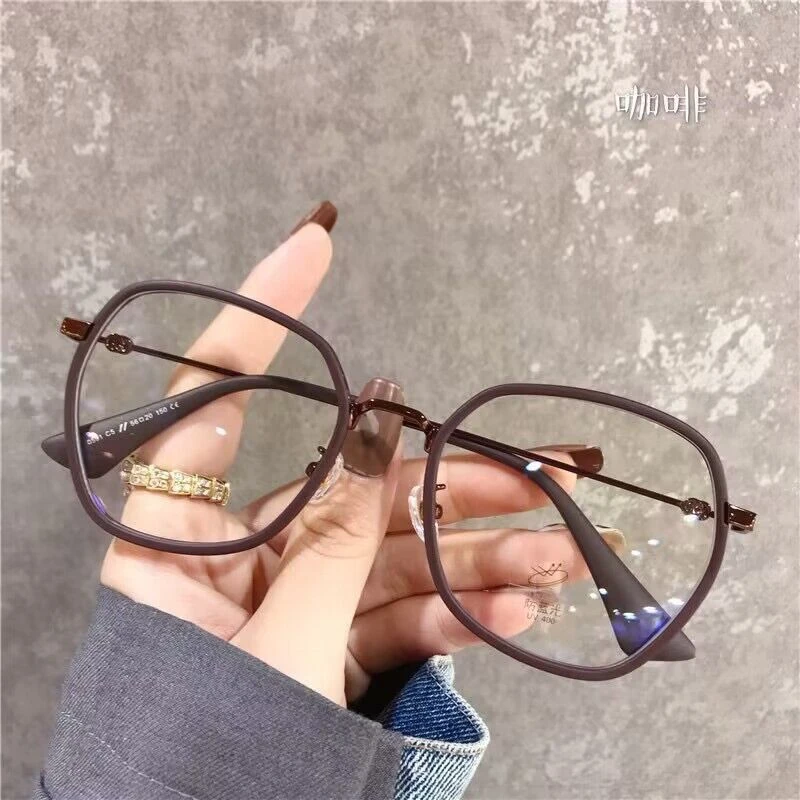 防蓝光近视眼镜女配度数ins小红书素颜黑框明星款网红镜框眼睛架