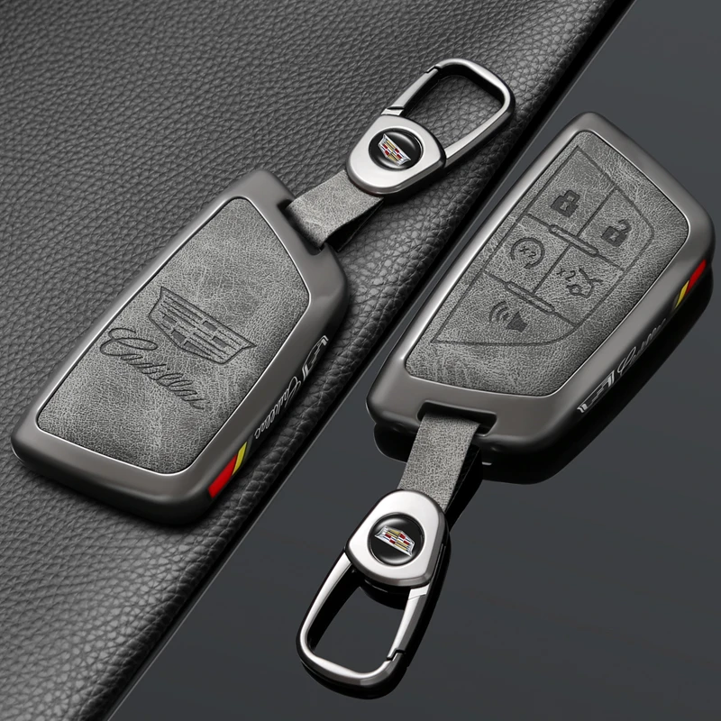 凯迪拉克ct5钥匙套卡xt4高档CT4刀锋CT6汽车GT4包xt5金属xt6壳扣