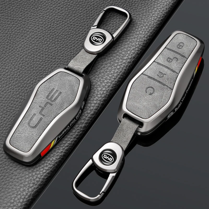 比亚迪汉钥匙套秦plusdmi宋pro宋l唐元驱逐舰05海鸥海豚海豹包扣