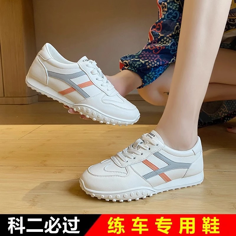 练车专用鞋女春秋防滑软底科二科目二考驾照女司机鞋子专业学车鞋