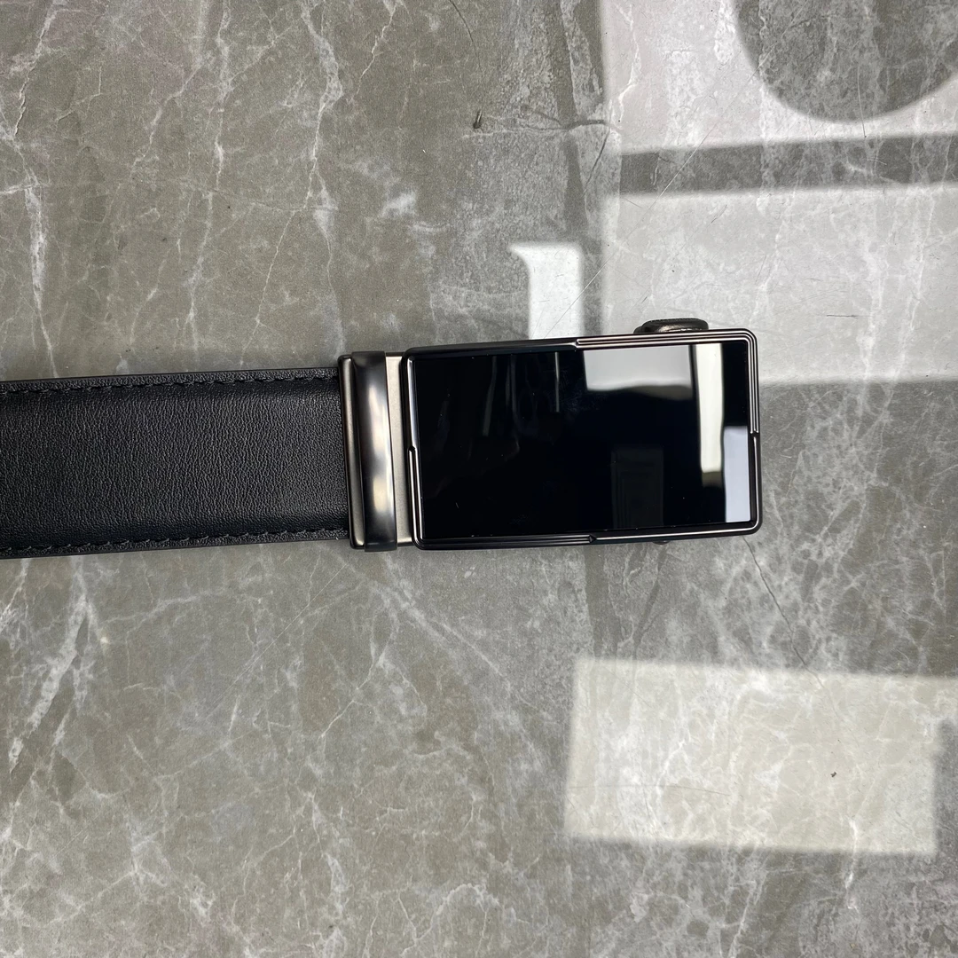 品质男士商务牛皮皮带P102