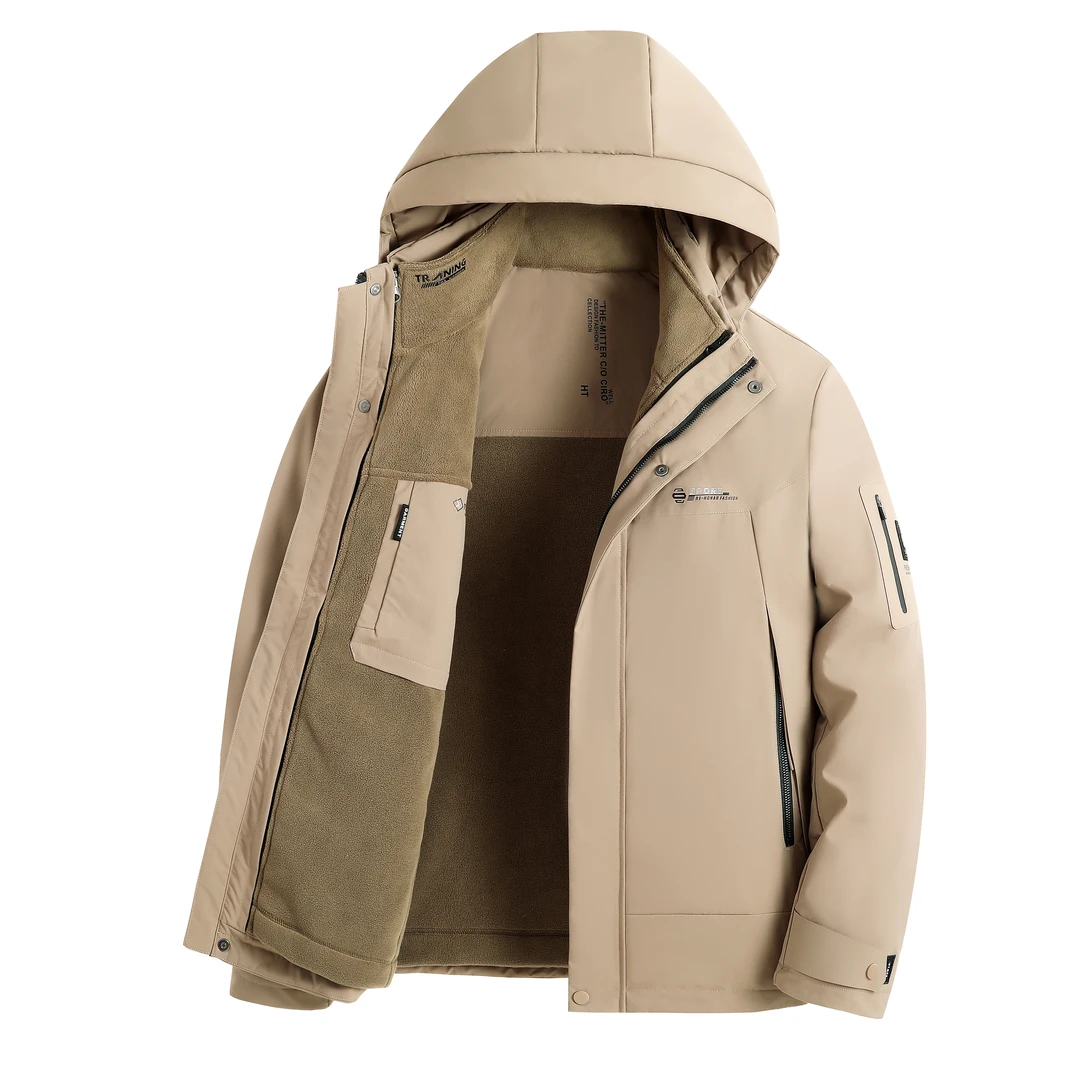 6616加厚御寒保暖羽绒服【三色可选】