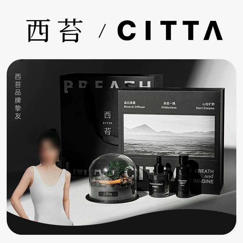 【礼盒装】摩瑟家居【CIT旷野-乌沉Plus】LKDF花瓶摆件玻璃花盆