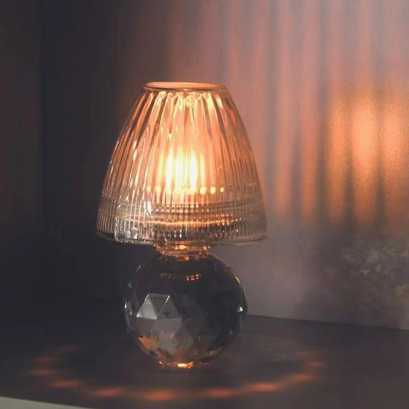 【分体】摩瑟DP【钻面台灯小烛台】LKDF花瓶摆件玻璃花盆