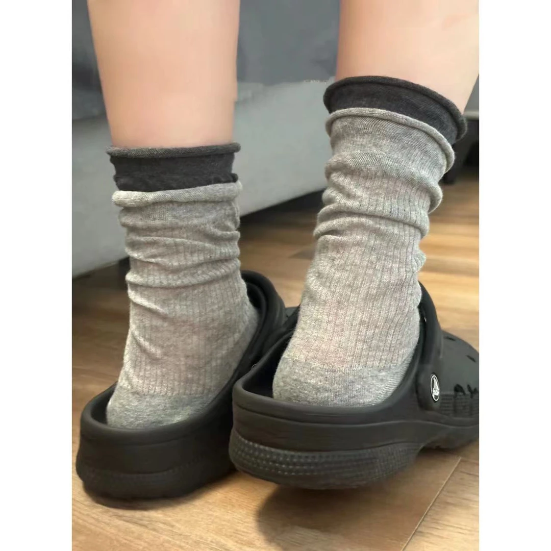 【四双装】格林尼治的双层三明中筒袜SW-B520