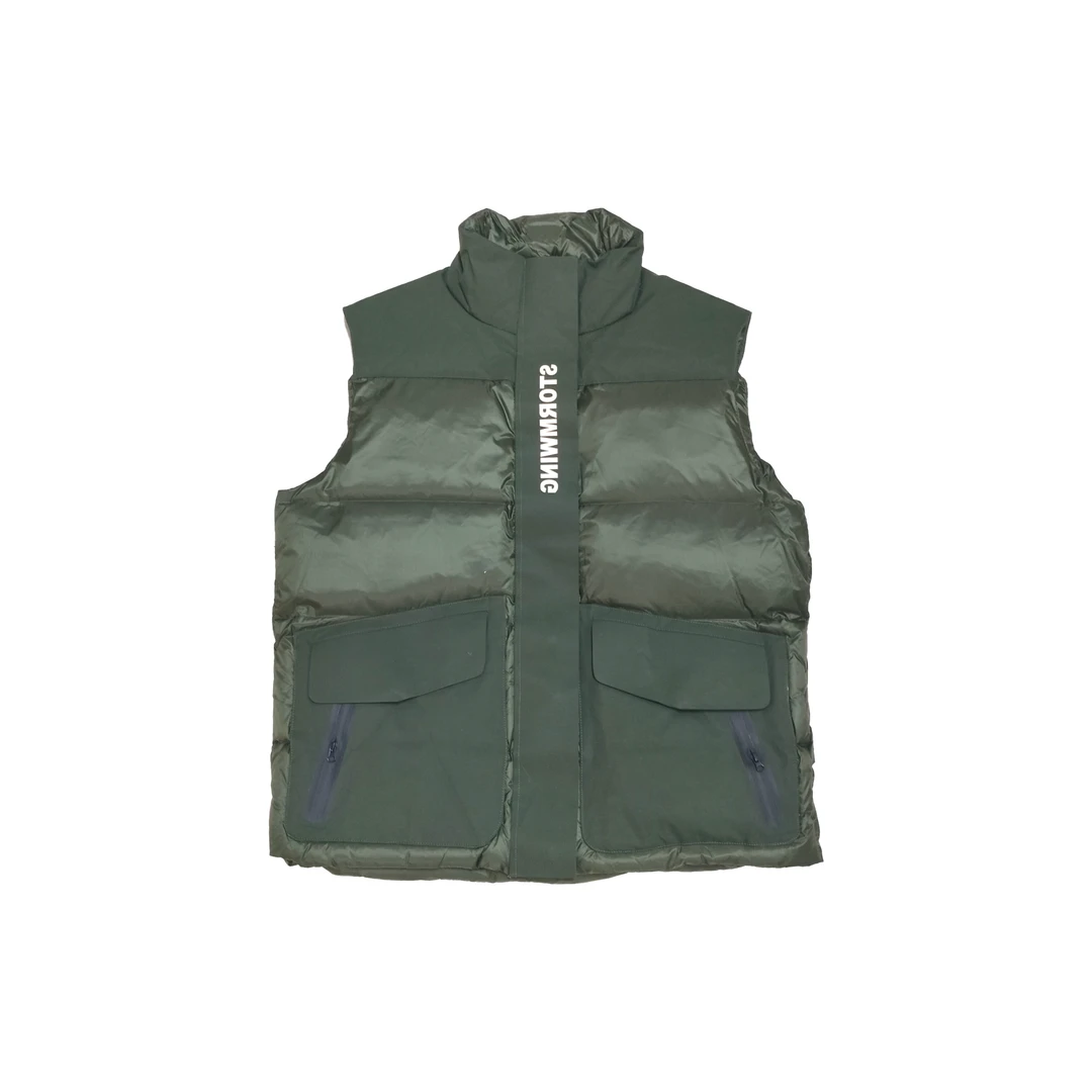 2024年秋季休闲百搭宽松短纯色马甲厚外套6903