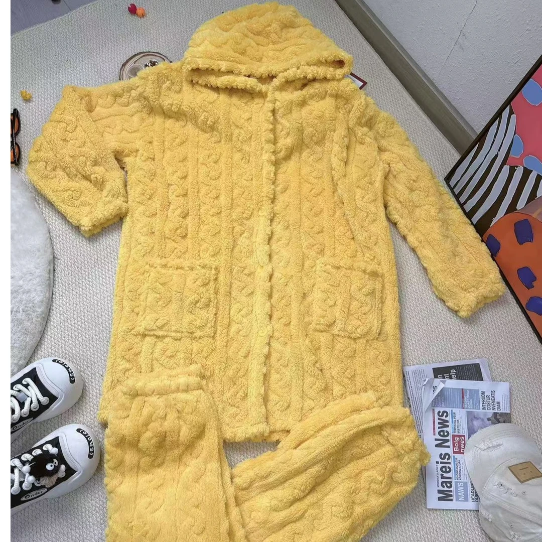 【蟹蟹专属】2024年秋冬新款时尚百搭潮牌睡袍7901