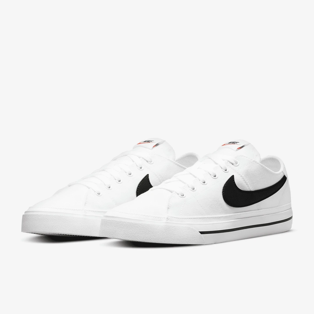 Nike耐克正品男子低帮系带小白鞋帆布休闲板鞋CW6539-101