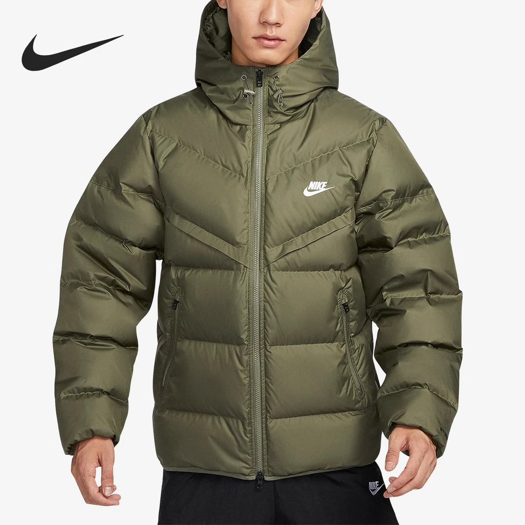 Nike/耐克正品冬季新款男子保暖运动连帽羽绒服FZ1103-222