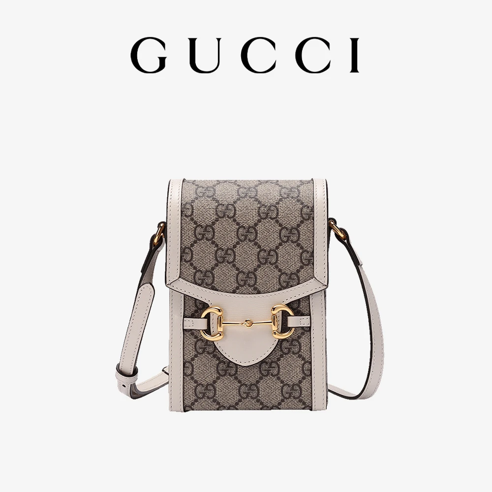 GUCCI/古驰【朱迪专属】男女同款1955系列迷你马衔扣单肩斜挎包