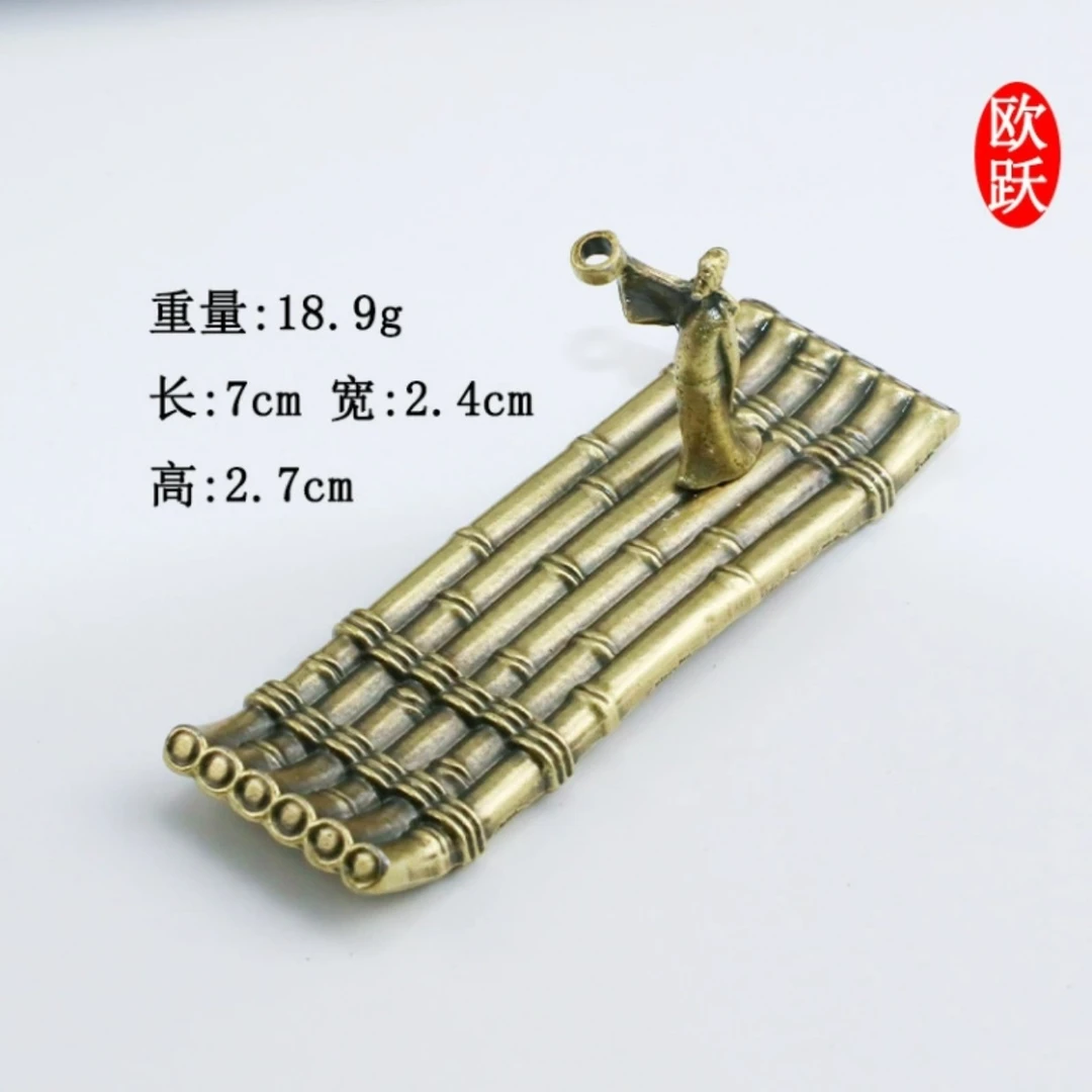 仿古青铜渔翁渔船垂钓线香插室内室外家用茶道创意摆件桌面小摆件