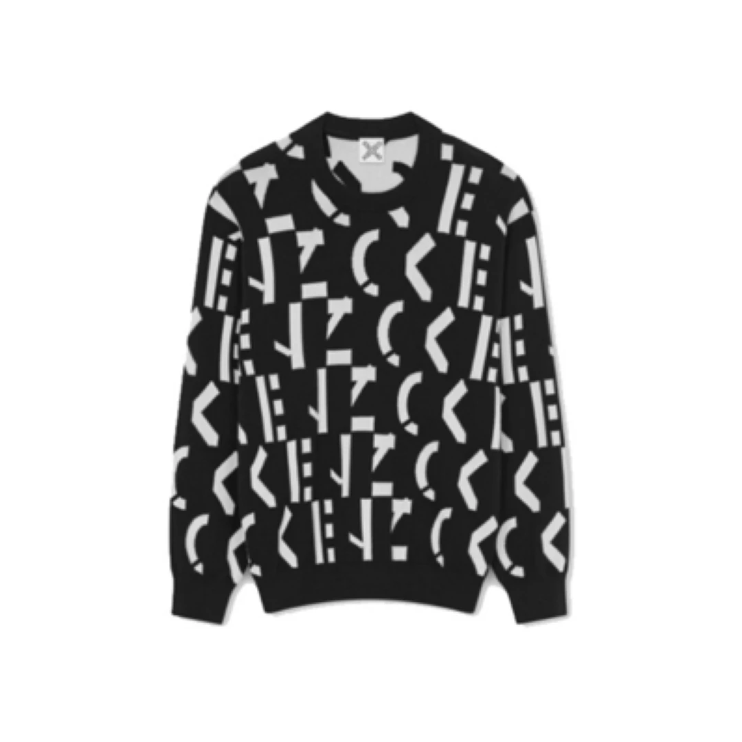 KENZO 大号字母组合套头针织衫/L码/全新成色/公价2150
