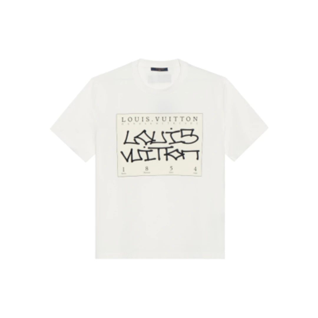 全新未使用 LouisVuitton/路易威登 纯色字母印花短袖/M码/4688