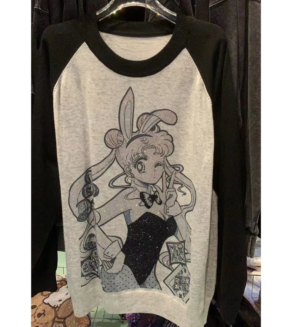 【20243158】毛衣上衣毛线衫女秋冬外搭慵懒风毛衣