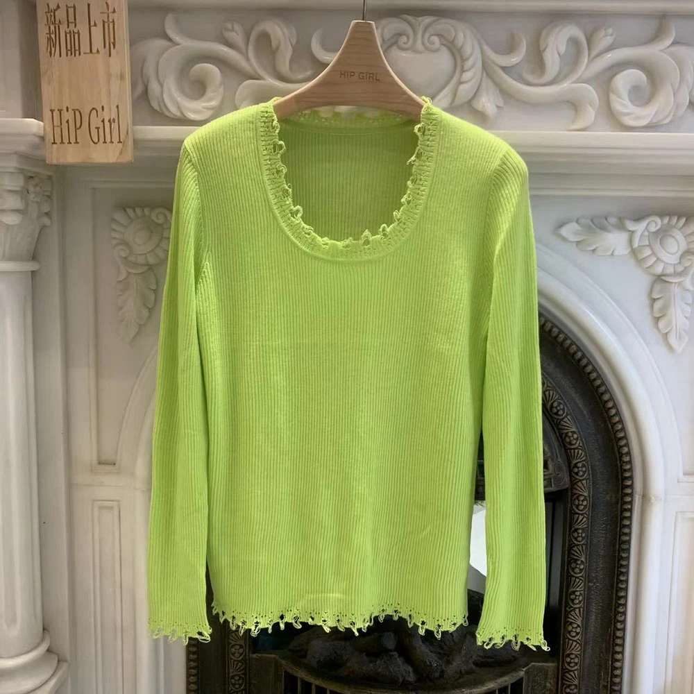 【20228620】毛衣上衣毛线衫女2025秋冬新款外搭慵懒风毛衣外套MK