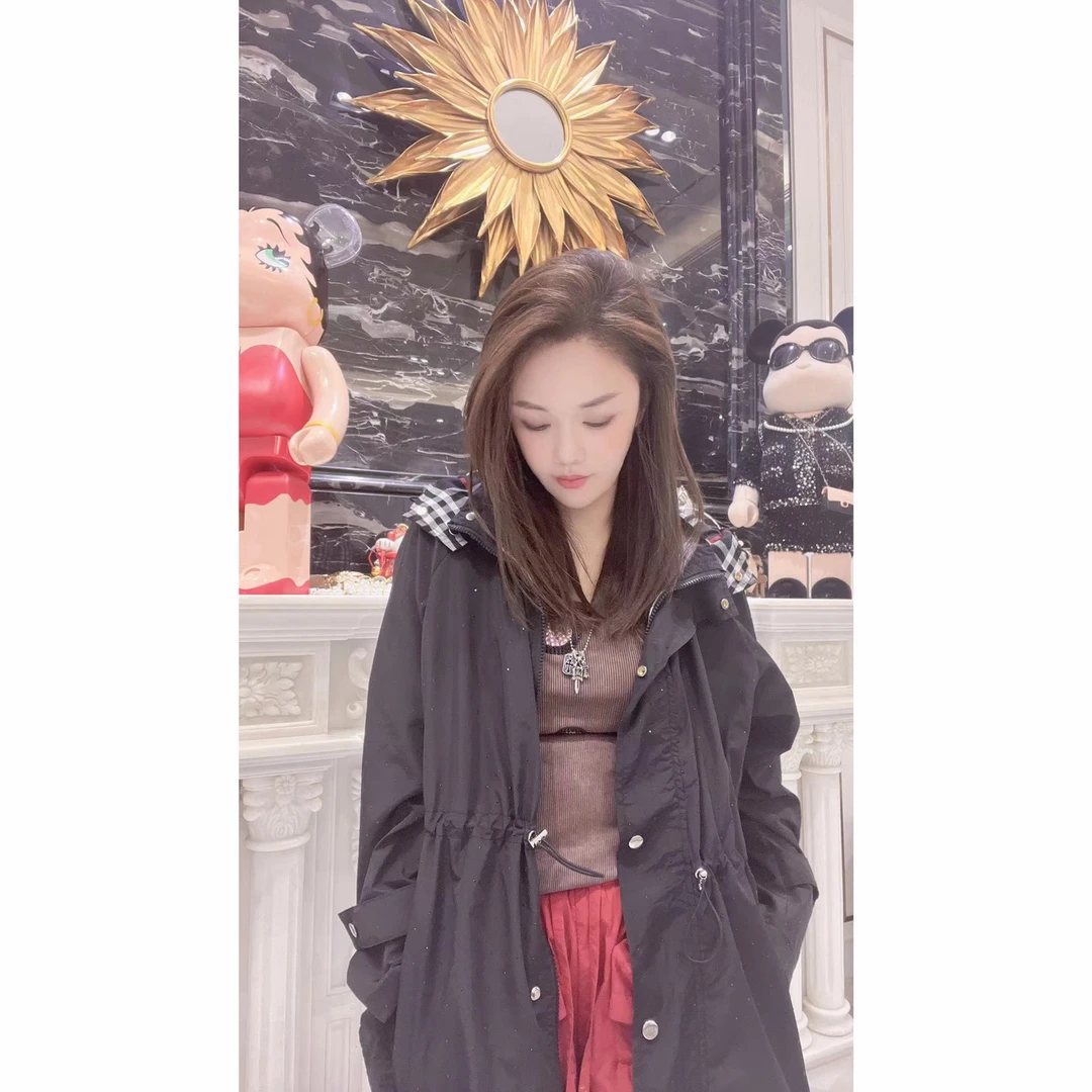包嫂-大版【5208风衣】女装春夏新款外搭慵懒风MK外套网红ins潮流