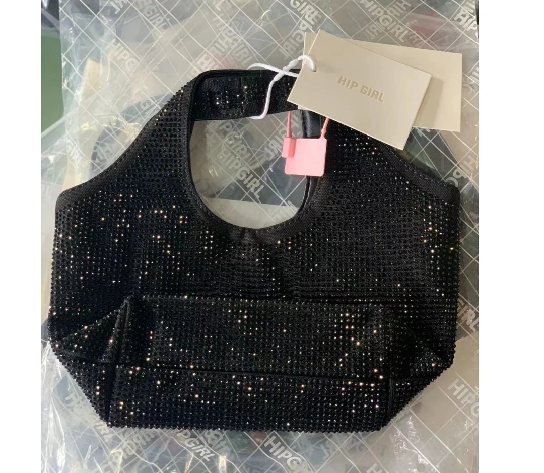 【0927手包黑色K猫】小包包包女迷你可爱针织包手提便携ins卡通布包