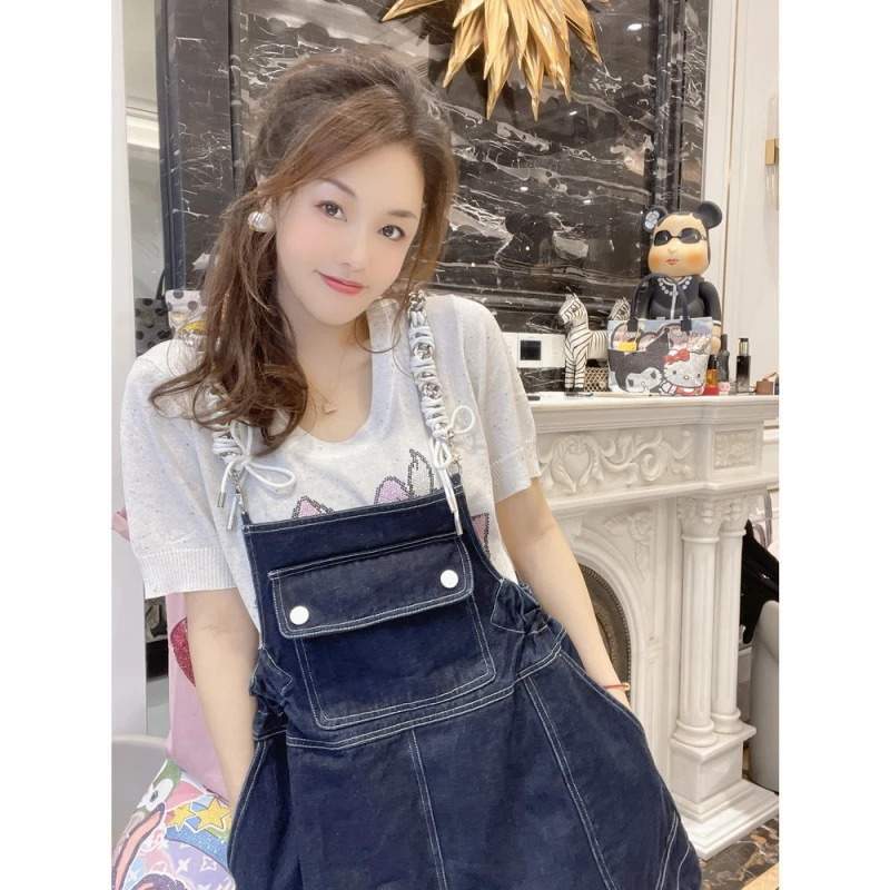 【苏哼哼】牛仔短裤女2022夏季a字显瘦春秋季冬辣妹ins202216027