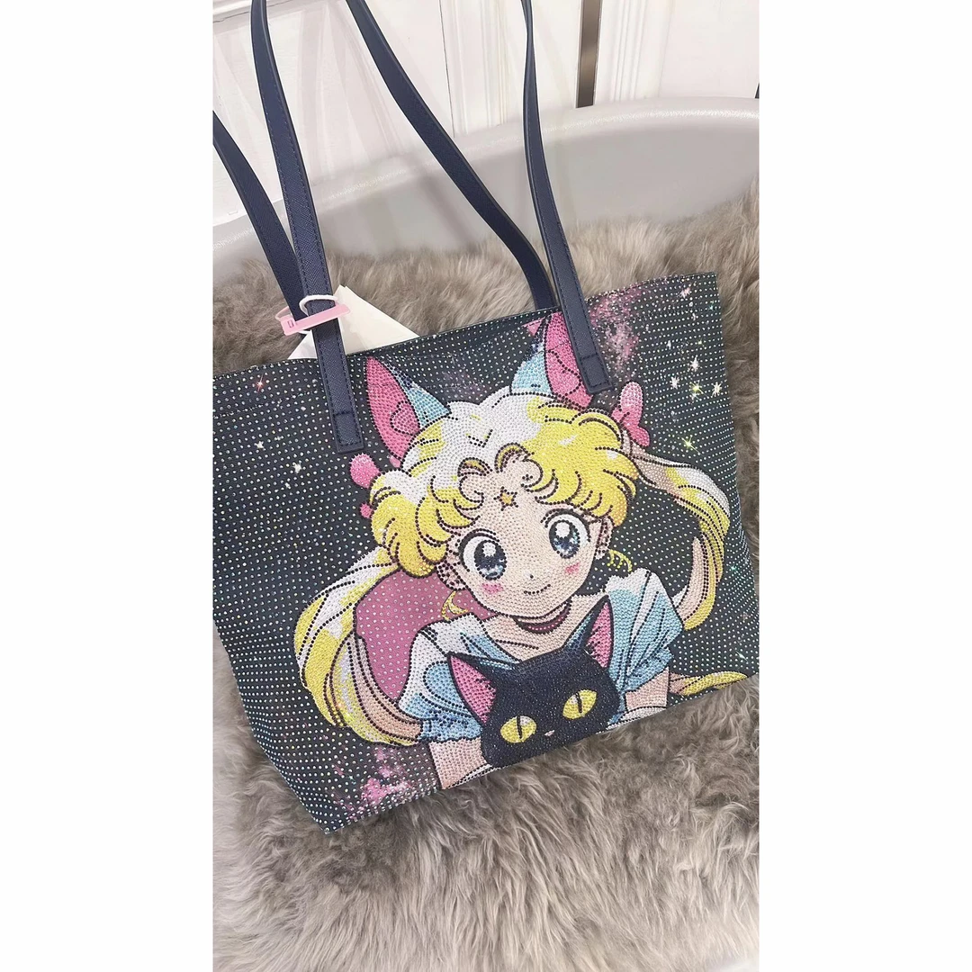 中包【全钻】帆布可爱水钻包新包高货包