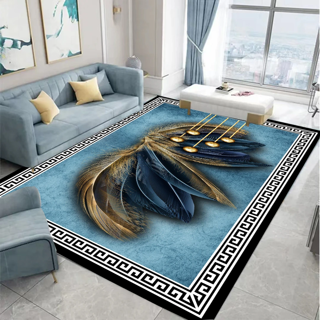 ins风北欧地毯客厅茶几毯现代简约卧室房间满铺床边毯大面积家用