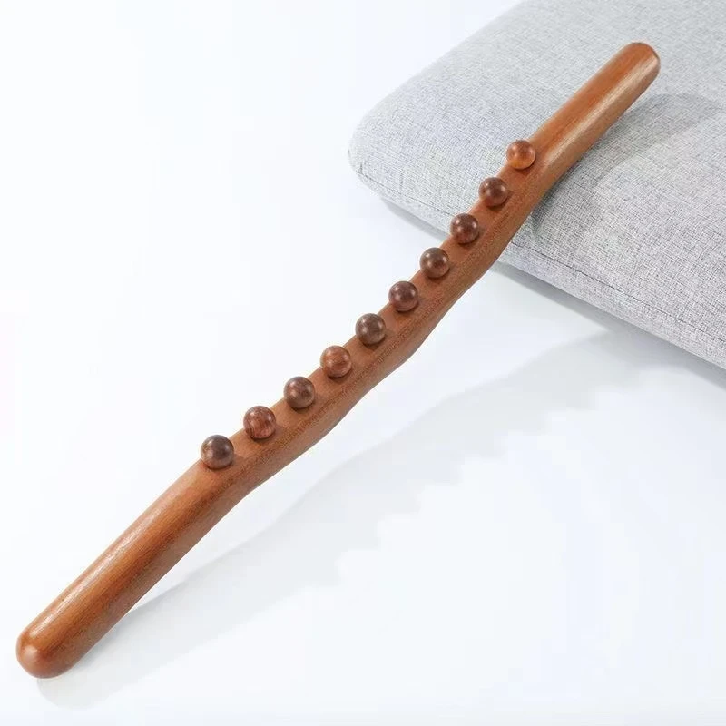 砭石擀筋棒按摩刮痧推背棒全身通用经络疏通