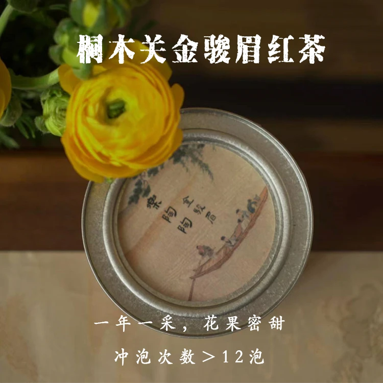 咏真高端茶叶红茶金骏眉野生红茶高档包装桐木关送礼30g正山小种