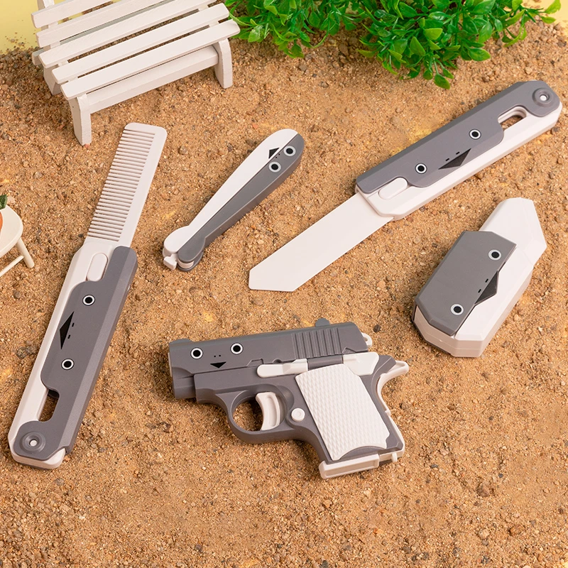 萨卡班甲鱼萝卜枪玩具男孩正版罗卜全系列全套重力蝴蝶刀整蛊傻鱼