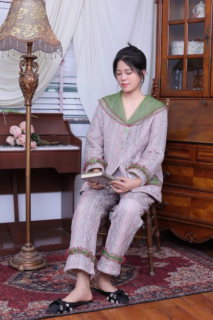 原沐知秋意加绒加厚可外穿家居服