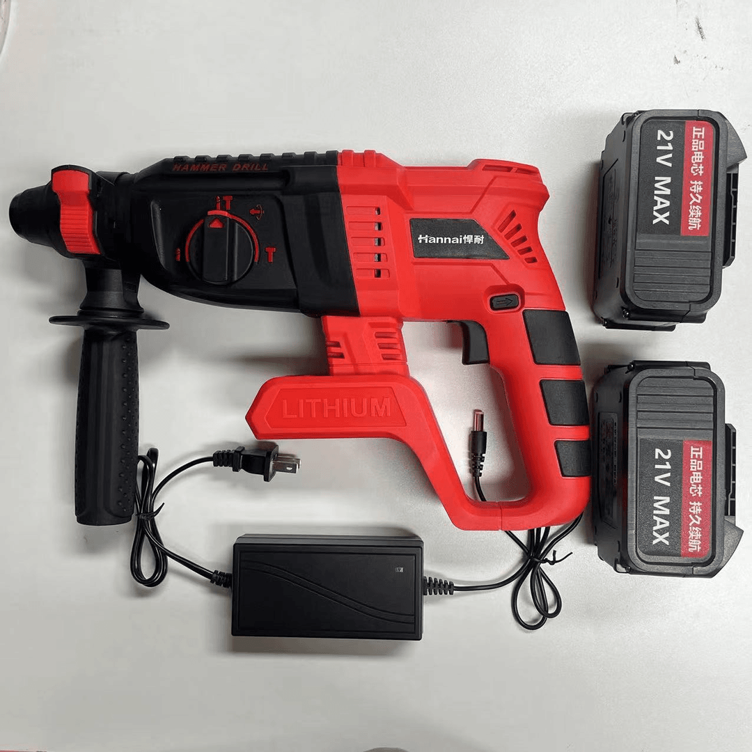 豪华旗舰款【锂电电锤 一机两电】三用大功率多功能无刷锂电电锤