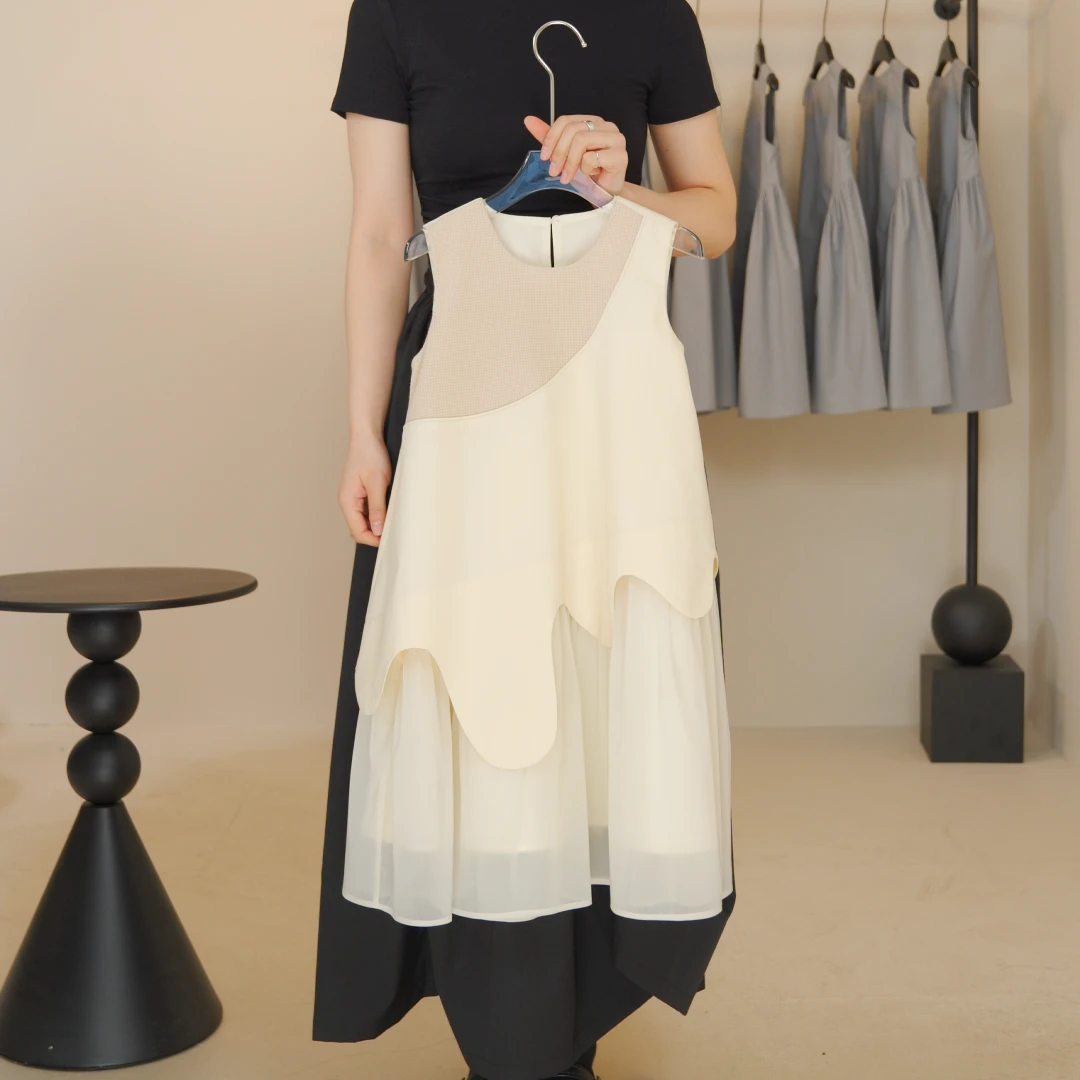 I'm Vena【现货】2024女童童装夏季连衣裙无袖洋气女宝夏38L3107