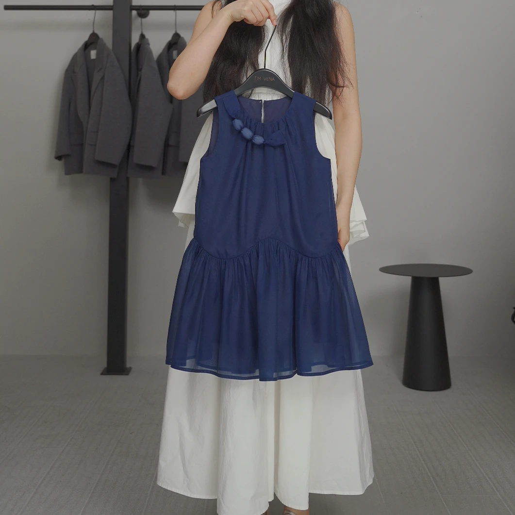 I'm Vena【现货】<邃>女童童装夏季连衣裙背心裙无袖夏女宝38L3320