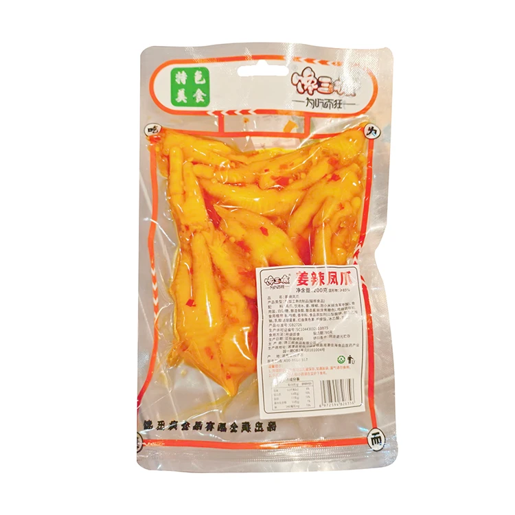 馋三疯姜辣凤爪200g 为吃而狂