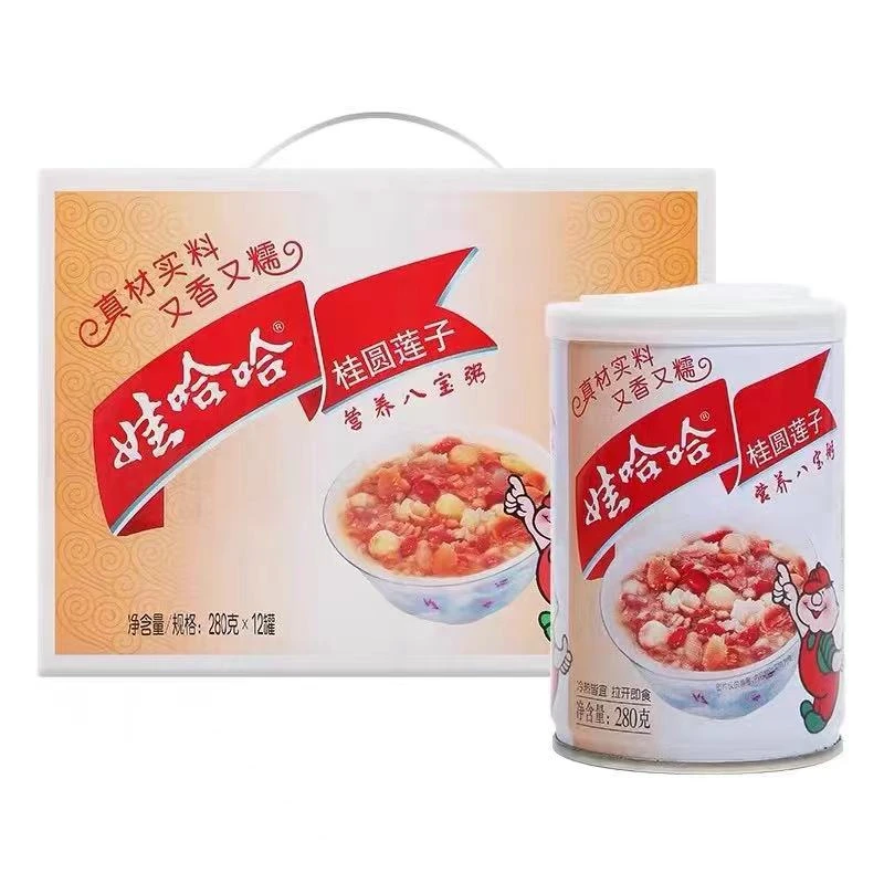 娃哈哈桂圆莲子八宝粥1件 280g*12罐