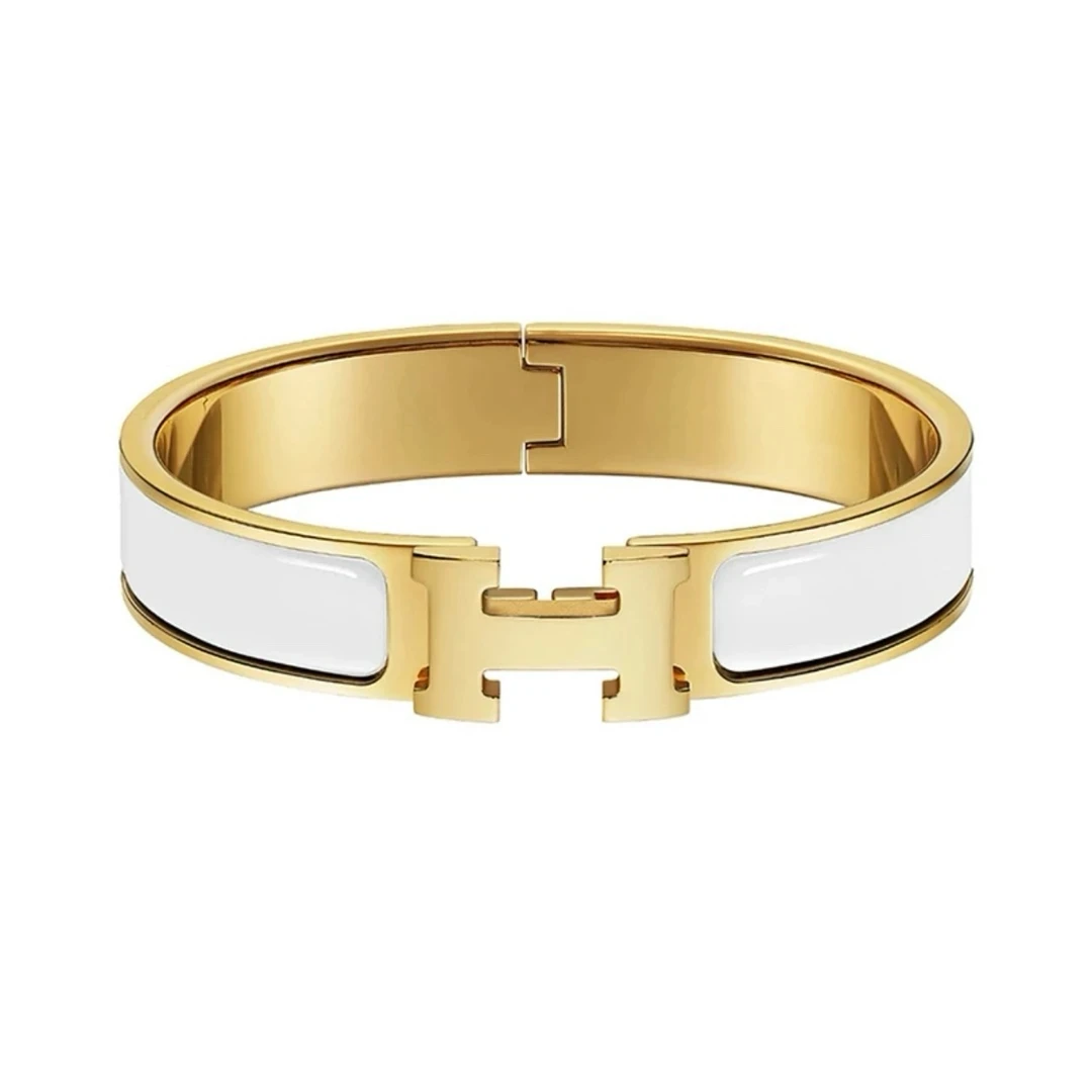 95新 Hermes/爱马仕 爱马仕 白色手镯 /16cm腕周/ 9279283