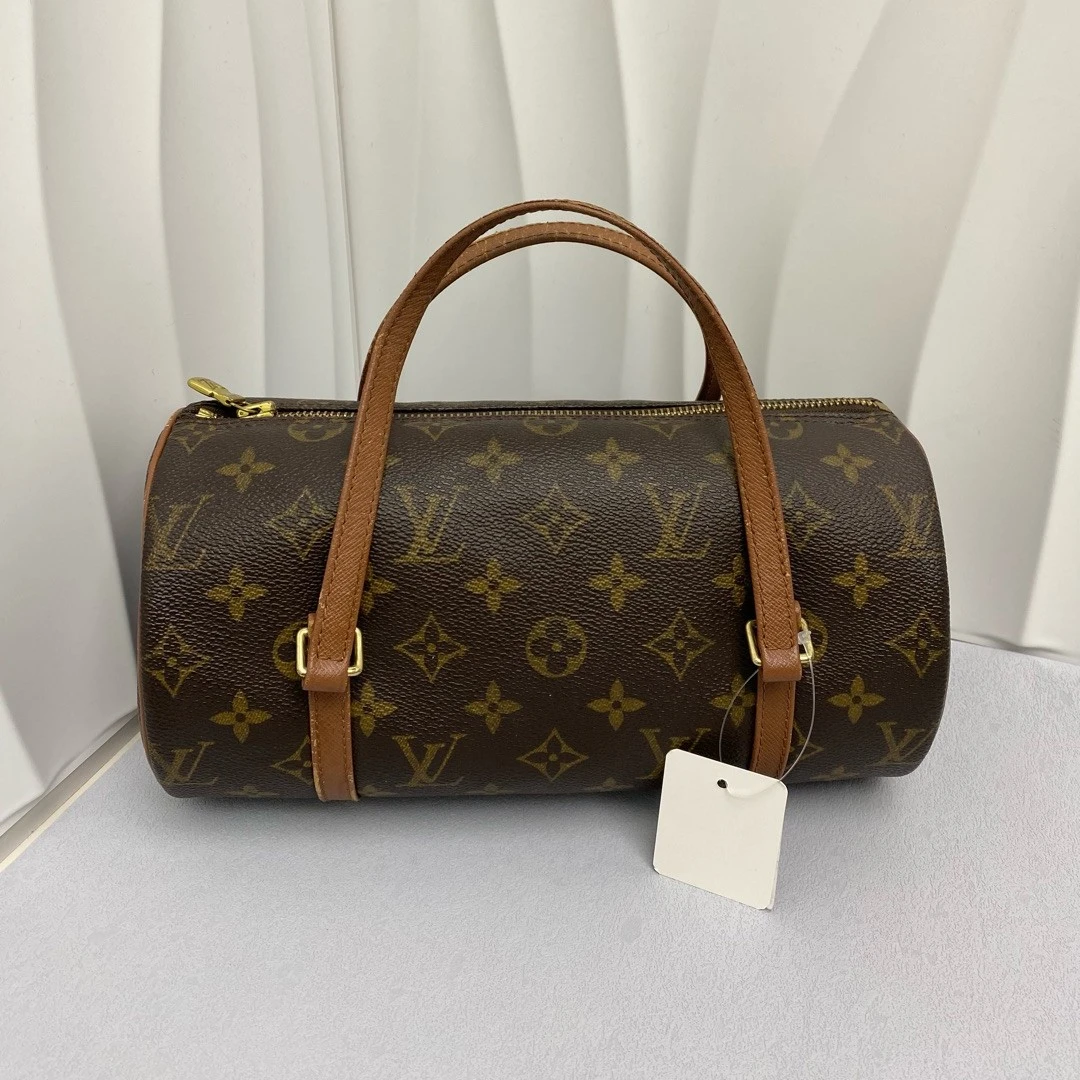 95新 LouisVuitton/路易威登 LV中古老花巴比龙手提包 10044690