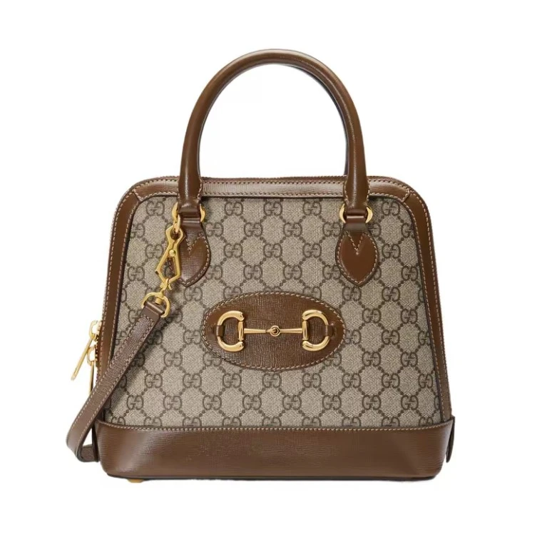 95新 GUCCI/古驰 古驰 1955焦糖色贝壳包 单肩包 9365970