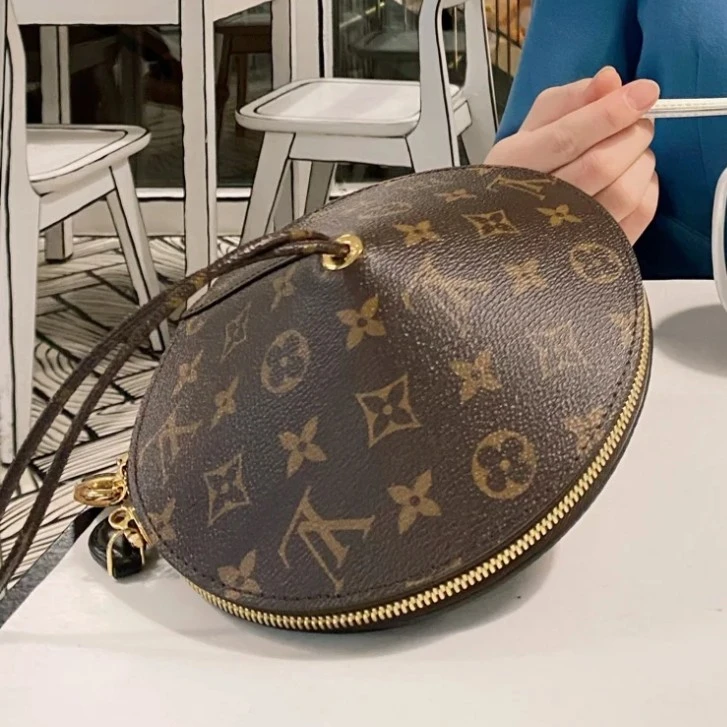 95新 LouisVuitton/路易威登 LV老花飞碟包 手提包 9647192女包