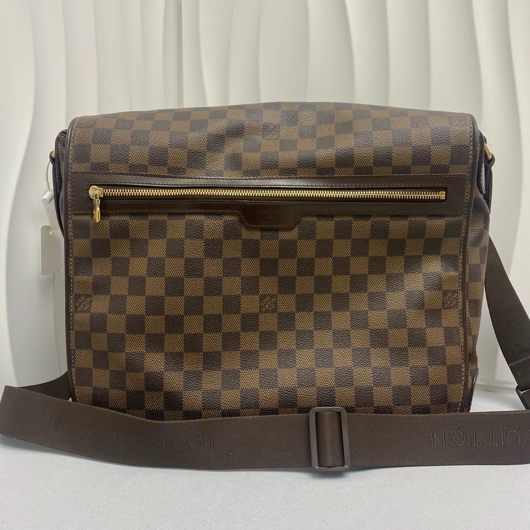 95新 LouisVuitton/路易威登 LV 经典棋盘格公文包单肩包 8420347