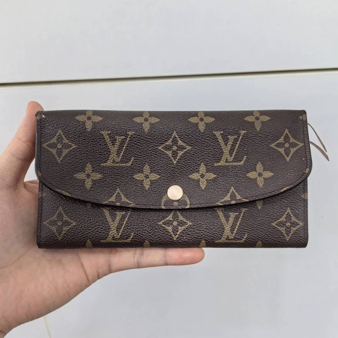 95新 LouisVuitton/路易威登 lv 粉豆豆 长款 钱包 7948509