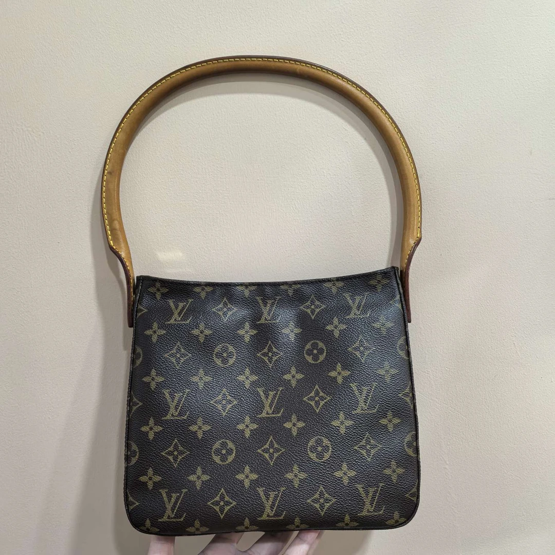 95新 LouisVuitton/路易威登 lv中古 looping老花手提包 10010832